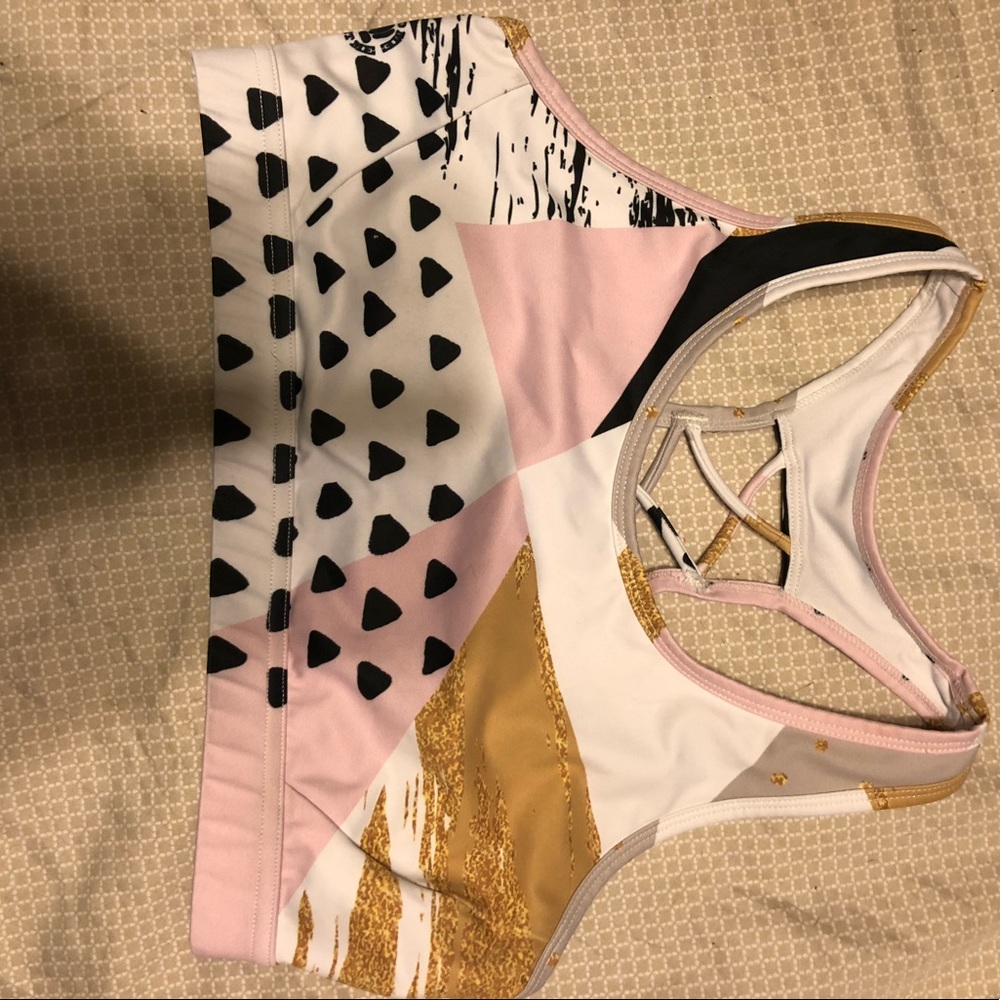 Feed Me Fight Me Sports Bra